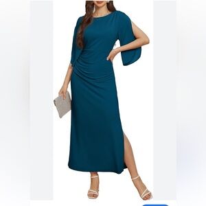 NWOT L Grace Karin Classy Cowl Back Formal drape dress​